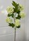 Evie Faux Vibrant Green Hydrangea Spray, 30” Artificial Flower Stems Set of 3 Realistic Silk Floral Decor